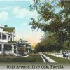 photo - live oak - ohio avenue - 1910s - colorized